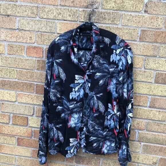 Allsaints Monteverde Long Sleeve Shirt Large - Picture 9 of 11